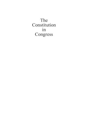 cover image of The Constitution in Congress